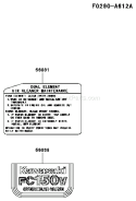 Page H Diagram and Parts List for FC150V ES31 Kawasaki Engine