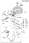 Page G Diagram and Parts List for FC150V FS12 Kawasaki Engine
