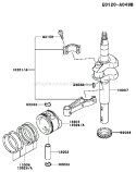 Page J Diagram and Parts List for FC150V ES19 Kawasaki Engine