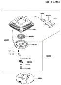 Part Location Diagram of 13070-2064 Kawasaki Guide,Rope
