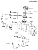 Page H Diagram and Parts List for FC150V ES15 Kawasaki Engine