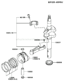 Part Location Diagram of 13251-6025 Kawasaki DISCONTINUED