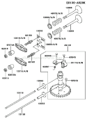 Page L Diagram and Parts List for FC150V HS10 Kawasaki Engine