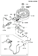 Page F Diagram and Parts List for FC150V HS10 Kawasaki Engine
