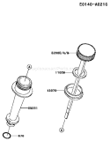 Page I Diagram and Parts List for FC150V HS10 Kawasaki Engine