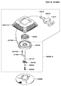 Part Location Diagram of 92009-2280 Kawasaki Screw-5X18