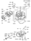 Page E Diagram and Parts List for FC180V AC53 Kawasaki Engine