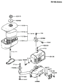 Page A Diagram and Parts List for FC290V AS11 Kawasaki Engine