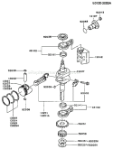 Page J Diagram and Parts List for FC290V AS11 Kawasaki Engine