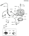 Page F Diagram and Parts List for FC290V AS11 Kawasaki Engine