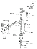 Page J Diagram and Parts List for FC290V AS12 Kawasaki Engine