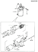 Page L Diagram and Parts List for FC290V AS12 Kawasaki Engine