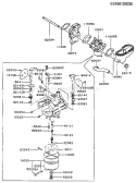 Page B Diagram and Parts List for FC290V AS12 Kawasaki Engine