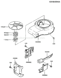 Page D Diagram and Parts List for FC290V AS12 Kawasaki Engine