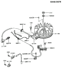 Page F Diagram and Parts List for FC290V AS12 Kawasaki Engine