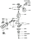 Page J Diagram and Parts List for FC290V AS13 Kawasaki Engine