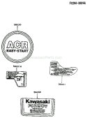 Page H Diagram and Parts List for FC290V AS13 Kawasaki Engine