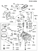 Part Location Diagram of 11010-2233 Kawasaki Filter-Assy-Air