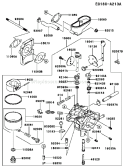 Page B Diagram and Parts List for FC290V AS17 Kawasaki Engine