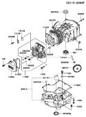 Page E Diagram and Parts List for FC290V AS17 Kawasaki Engine