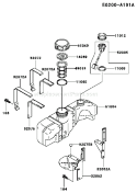 Page G Diagram and Parts List for FC290V AS17 Kawasaki Engine
