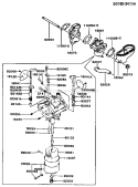 Page B Diagram and Parts List for FC290V BS05 Kawasaki Engine