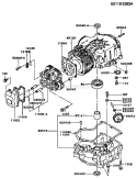 Page E Diagram and Parts List for FC290V BS05 Kawasaki Engine