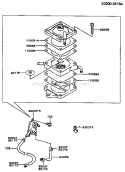 Page G Diagram and Parts List for FC290V BS05 Kawasaki Engine