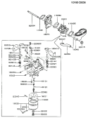 Page B Diagram and Parts List for FC290V AS11 Kawasaki Engine