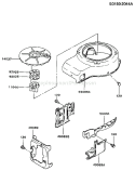Page D Diagram and Parts List for FC290V AS11 Kawasaki Engine