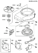 Page D Diagram and Parts List for FC290V AS15 Kawasaki Engine