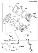 Page G Diagram and Parts List for FC290V AS15 Kawasaki Engine