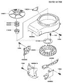 Page D Diagram and Parts List for FC290V DS13 Kawasaki Engine
