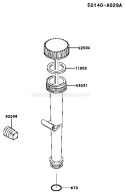 Part Location Diagram of 13183-2275 Kawasaki Plate