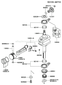 Part Location Diagram of 13001-2089 Kawasaki Piston-Engine