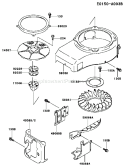 Page D Diagram and Parts List for FC290V FS05 Kawasaki Engine