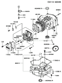 Part Location Diagram of 11060-2480 Kawasaki Gasket-Crankcase Cover