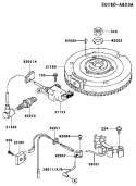 Part Location Diagram of 21121-2084 Kawasaki Coil-Ignition