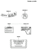 Part Location Diagram of 560802228 Kawasaki Label-Brand