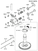 Page L Diagram and Parts List for FC400V AS00 Kawasaki Engine