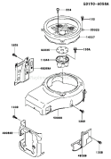 Page D Diagram and Parts List for FC400V AS00 Kawasaki Engine