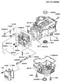 Page E Diagram and Parts List for FC400V AS00 Kawasaki Engine