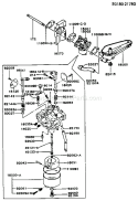 Page B Diagram and Parts List for FC400V AS01 Kawasaki Engine