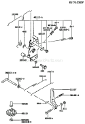 Page C Diagram and Parts List for FC400V AS01 Kawasaki Engine