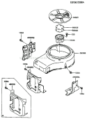 Page D Diagram and Parts List for FC400V AS01 Kawasaki Engine