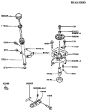 Page H Diagram and Parts List for FC400V AS01 Kawasaki Engine