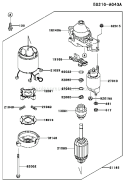 Page K Diagram and Parts List for FC400V AS02 Kawasaki Engine