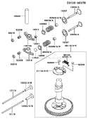 Page L Diagram and Parts List for FC400V AS02 Kawasaki Engine