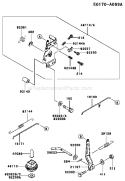Part Location Diagram of 49113-2086 Kawasaki Panel-Comp-Control