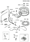 Page F Diagram and Parts List for FC400V AS02 Kawasaki Engine